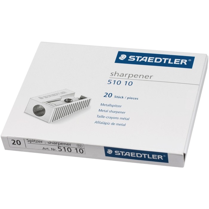 Точилка Staedtler 1 отверстие, клиновидная, металл 510 10