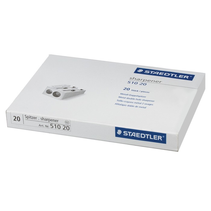 Точилка Staedtler 2 отверстия, клиновидная, металл 510 20