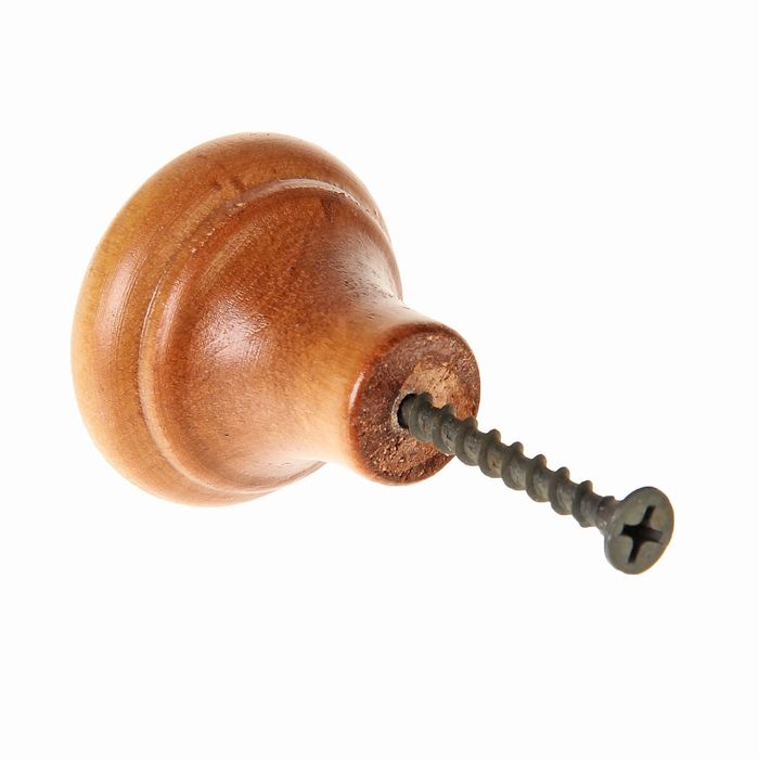 Ручка-кнопка Алапаевск, "Грибок", цвет бук