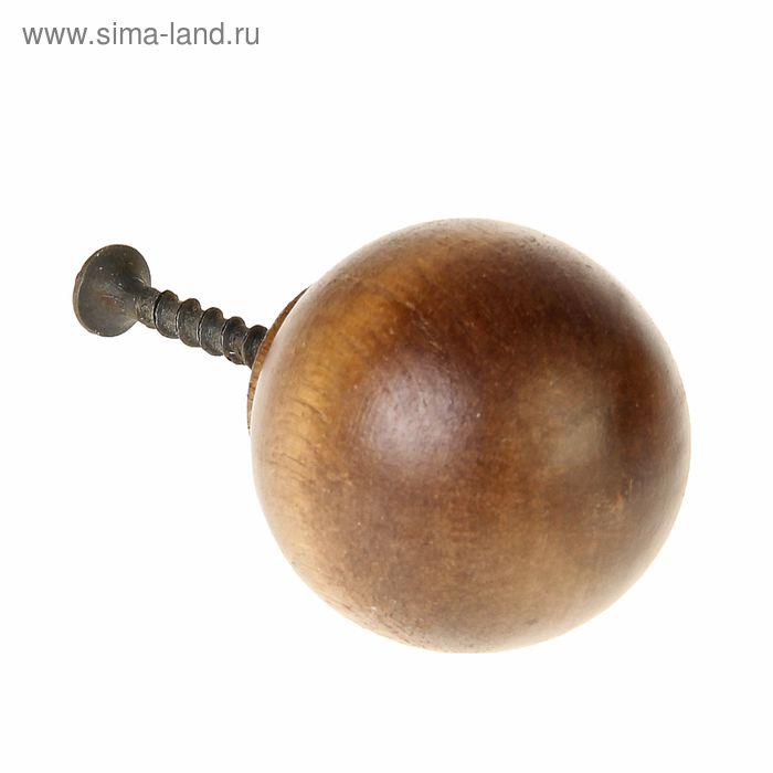 Ручка-кнопка Алапаевск, «Шар», цвет под дерево