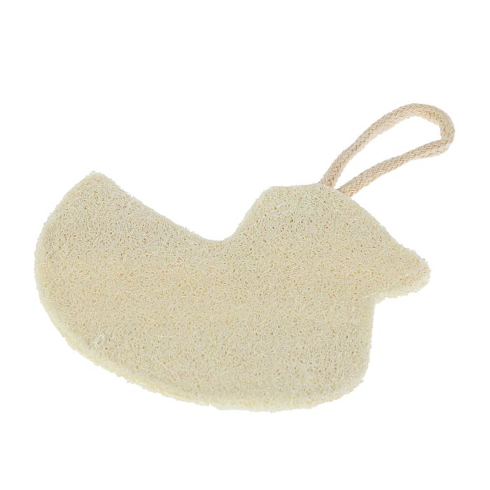 Мочалка из люфы, спонж "Уточка"