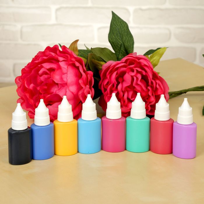 Витражная роспись "Ирисы", А4