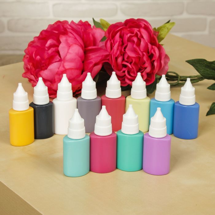 Витражная роспись "Павлин", А3