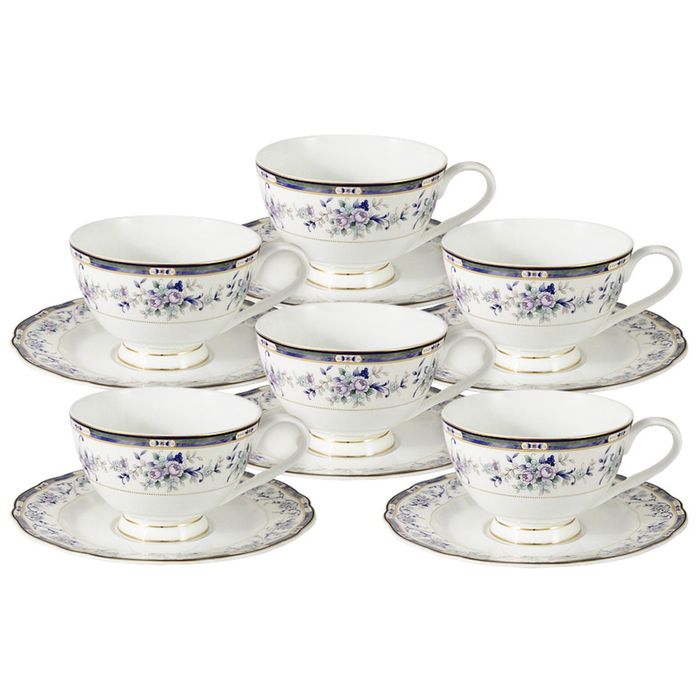 Набор 12 предметов "Маркиза", 6 чашек, 6 блюдец