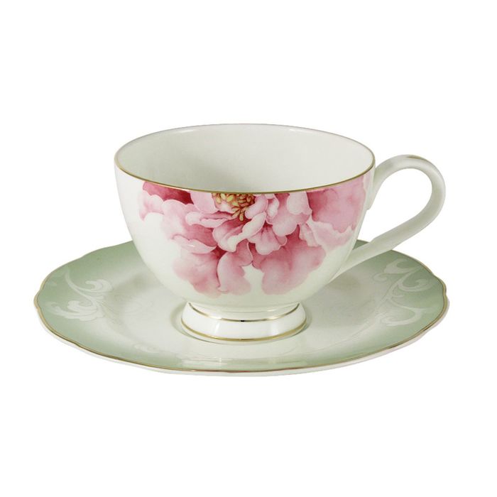 Чашка с блюдцем "Заря"