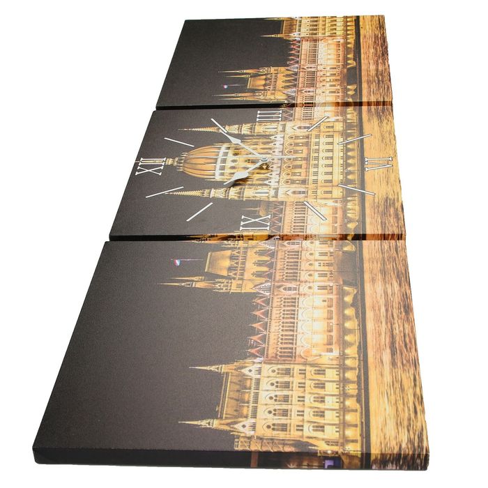 Часы настенные модульные "Голландский парламент", 35х110 см