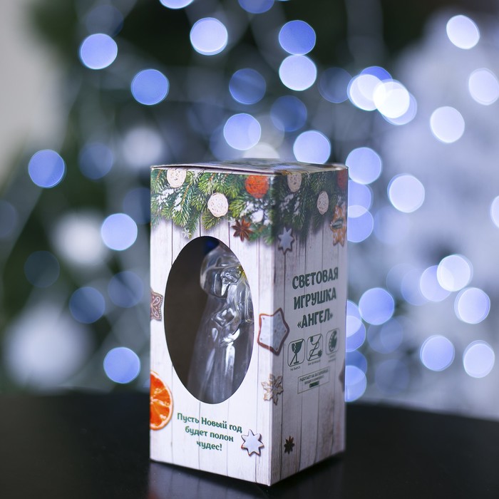 Игрушка световая "Ангел со скрипкой" (батарейки в комплекте) 1 LED, RGB, цветной