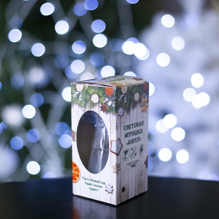 Игрушка световая "Ангел с палочкой дирижера" (батарейки в комплекте) 1 LED, RGB, цветной