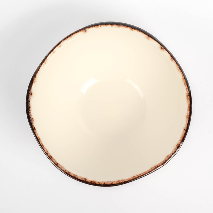 Салатник 500 мл Fortuna, d=15,5 см, цвет бежевый