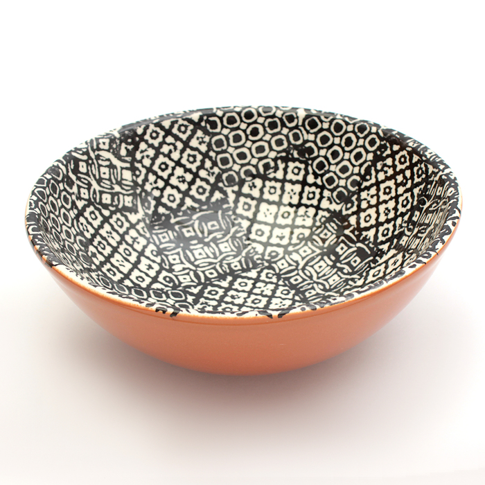 Салатник-пиала 500 мл Minerva, d=18 см, цвет черный