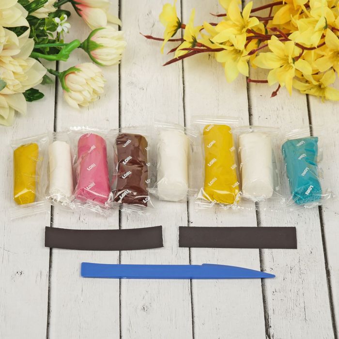 Магниты из теста "Милые мордашки"