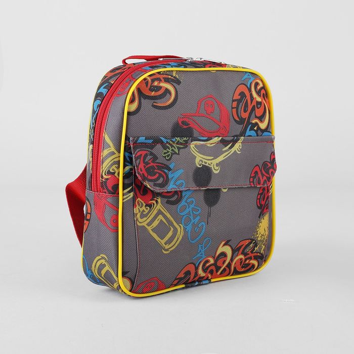 Рюкзак детский "Граффити", 20*6*22, 1 отд на молнии, н/карман