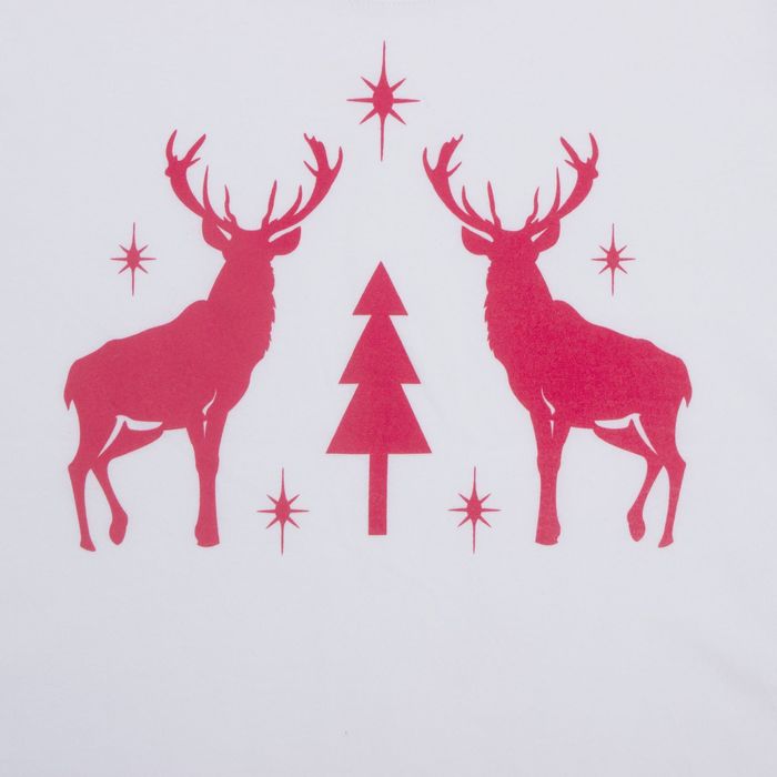 Майка женская KAFTAN "Новый год", белый, р-р 50-52, 100% хлопок