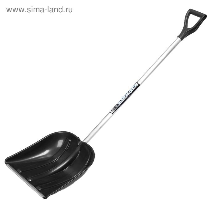 

Лопата пластиковая, ковш 420 × 410 мм, с алюминиевой планкой, алюминиевый черенок, «Белый Медведь»