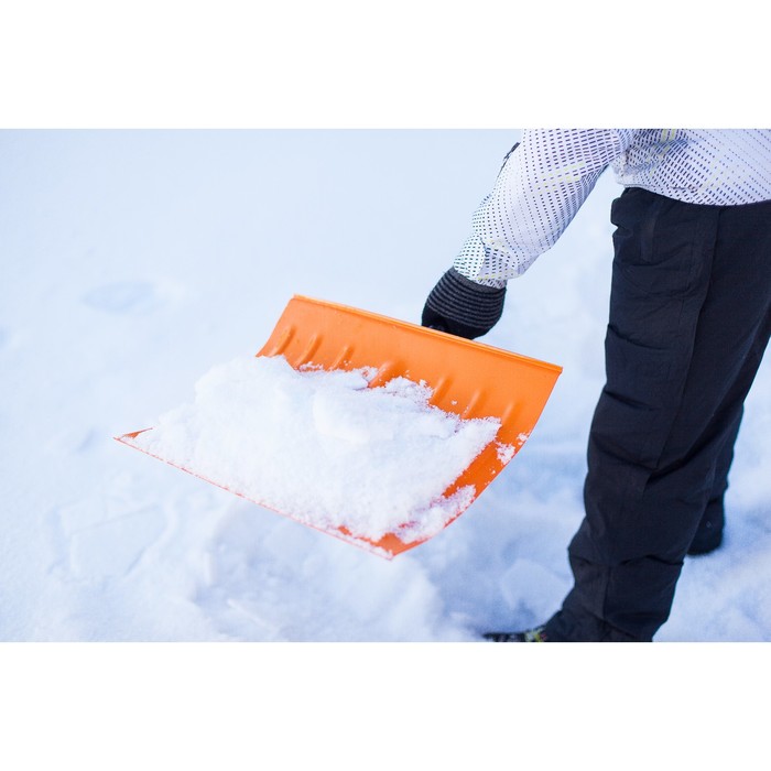 Лопата металлическая радиусная «Русич», ковш 460 × 360 мм, металлический черенок с ручкой