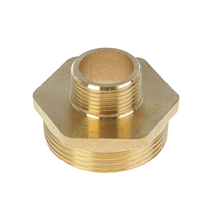 Ниппель переходной "Никифоров", 1 1/2" х 3/4" наружная резьба, латунь