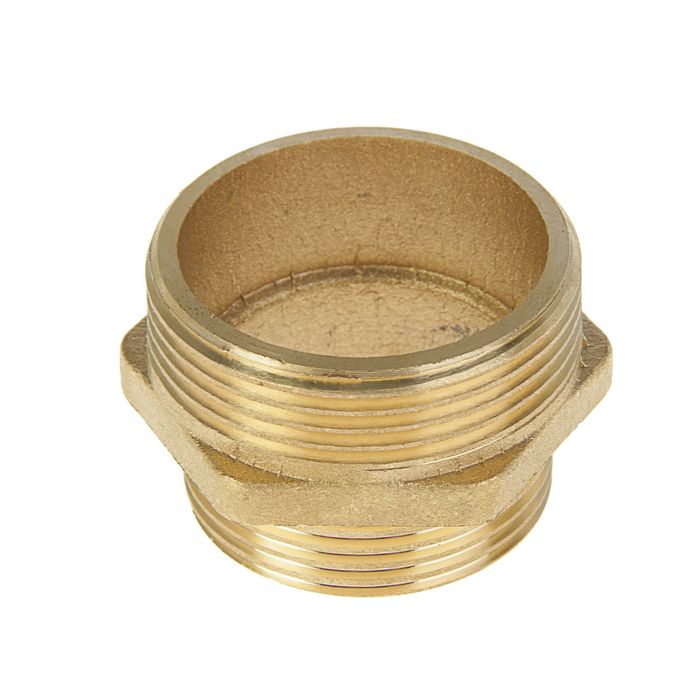 Ниппель переходной "Никифоров", 1 1/2" х 1 1/4" наружная резьба, латунь