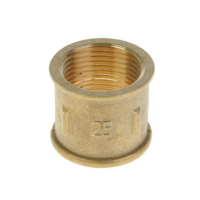 Муфта "Никифоров", 1", внутренняя резьба, латунь