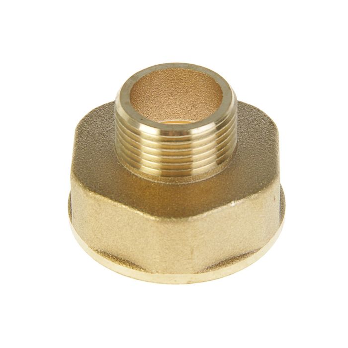 Переходник "Никифоров", 3/4" наружная резьба х 1 1/4" внутренняя резьба, латунь