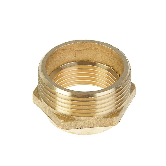 Переходник "Никифоров", 1"х1 1/4" внутренняя/наружная резьба, латунь