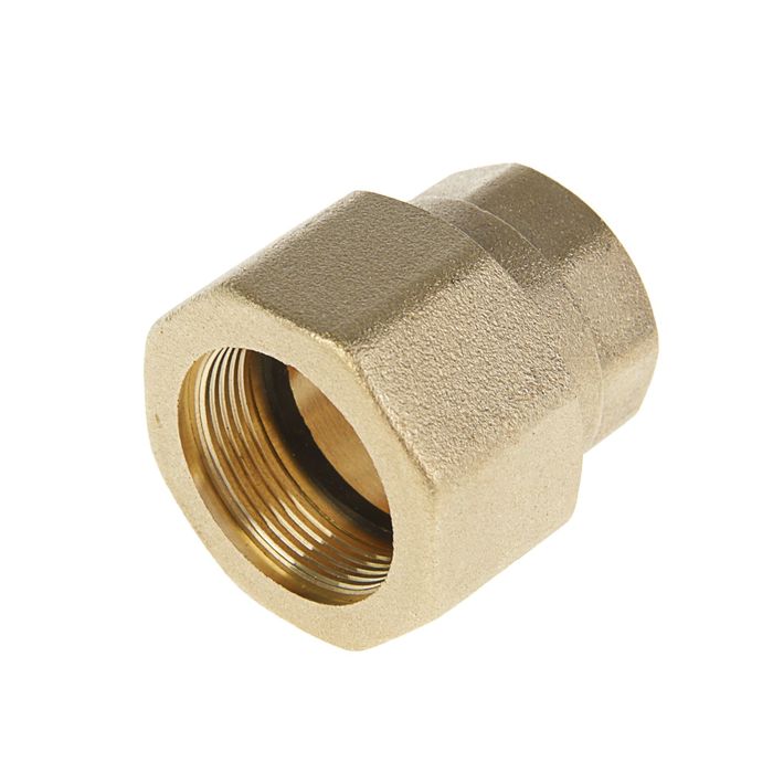 Муфта соединительная зажимная "Никифоров", внутренняя резьба,  3/4"х28, латунь