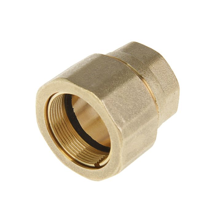 Муфта соединительная зажимная "Никифоров", внутренняя резьба, 1"х34, латунь