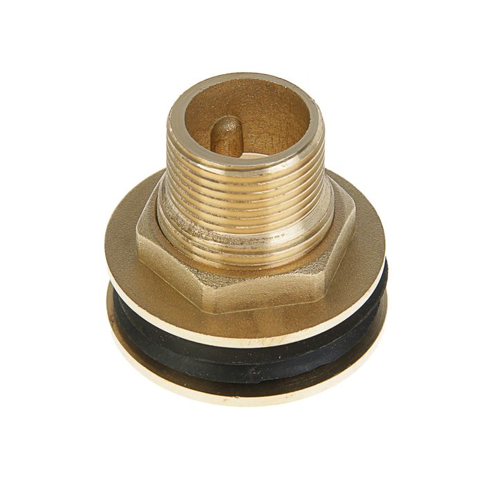 Штуцер "Никифоров", 3/4", для емкостей, с поджимной гайкой