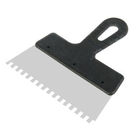 

Шпатель зубчатый LOM, 200 мм, зуб 6 мм, нержавеющая сталь, ручка пластик