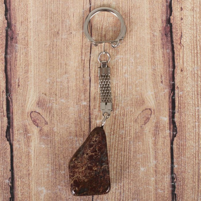 Брелок из яшмы «Красноярск» (натуральный камень)