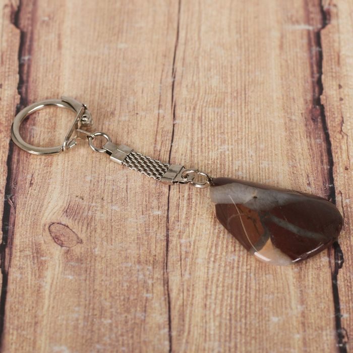 Брелок из яшмы «Саранск» (натуральный камень)