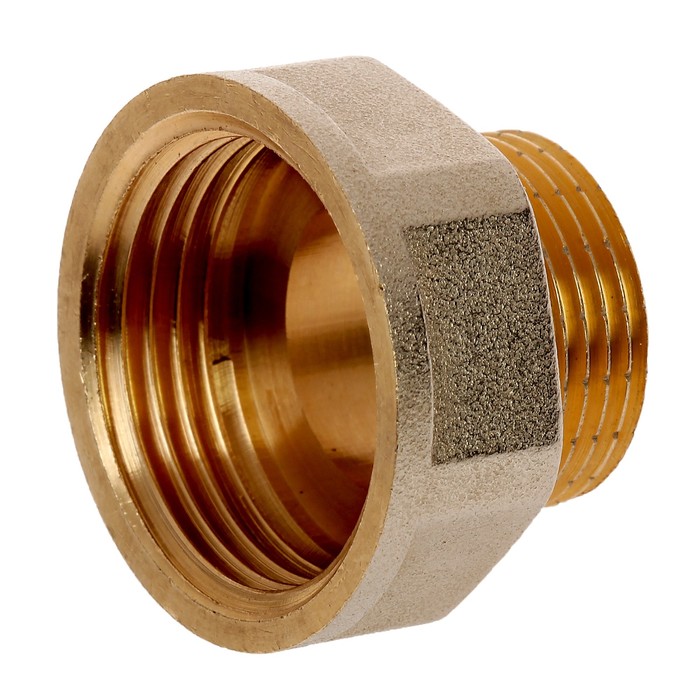 Переходник JIF, 1"х3/4" внутренняя/наружная резьба, никелированный, латунь