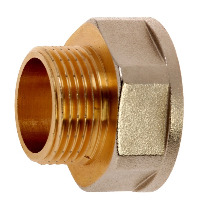 Переходник JIF, 1"х3/4" внутренняя/наружная резьба, никелированный, латунь