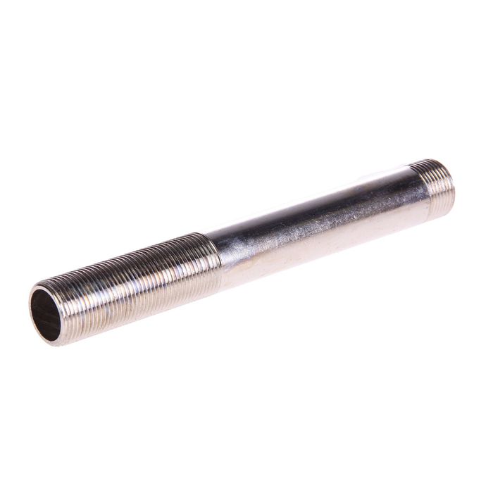 Сгон JIF 432 BR, 3/4" наружная резьба, 200 мм, никелированный