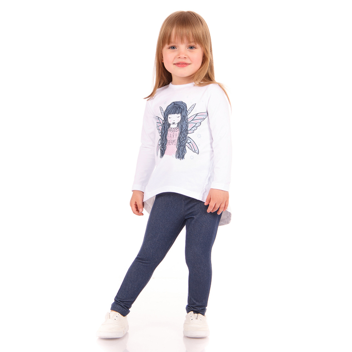 Рейтузы для девочек "Страна чудес", рост 86 см (48), цвет тёмно-синий ДРЛ795437