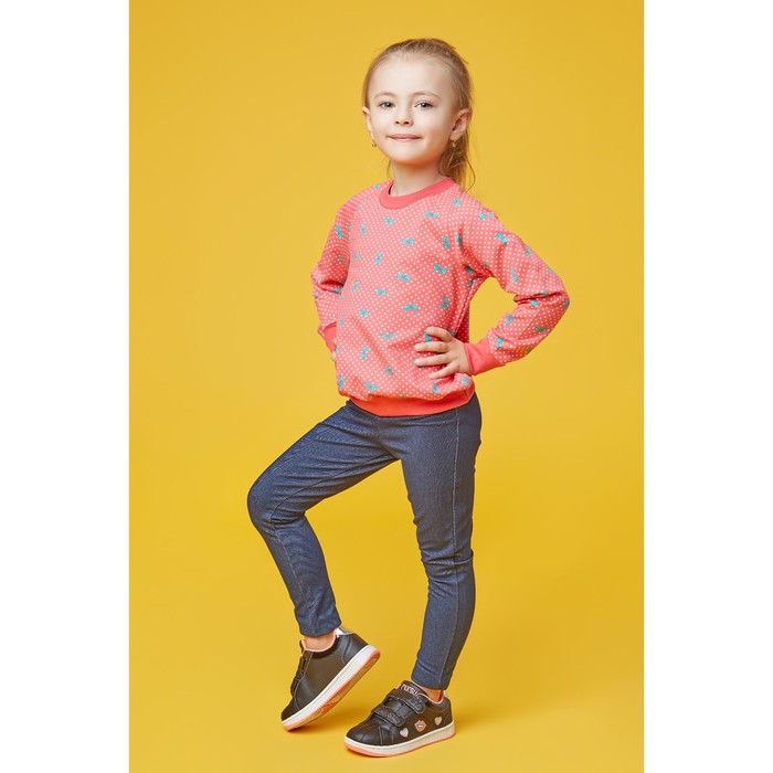 Рейтузы для девочек "Страна чудес", рост 98 см (52), цвет тёмно-синий ДРЛ795437