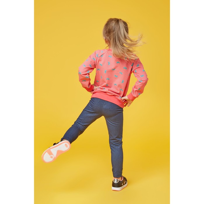 Рейтузы для девочек "Страна чудес", рост 104 см (54), цвет тёмно-синий ДРЛ795437