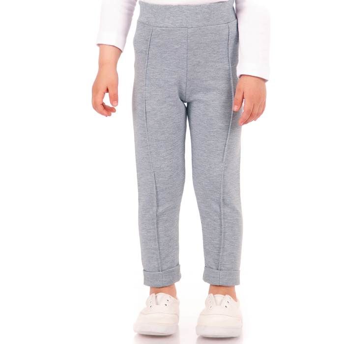 Брюки для девочки "Кошки-мышки", рост 86 см (48), цвет серый