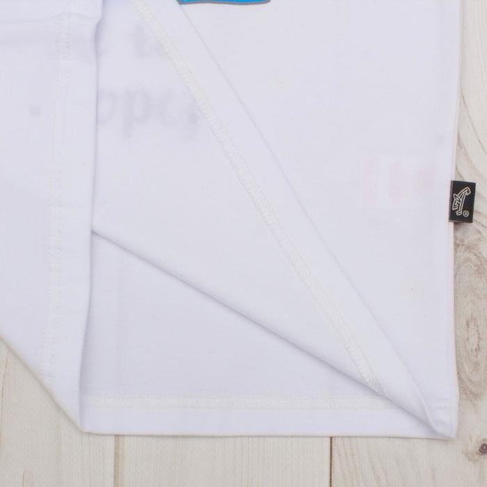 Джемпер для девочки "Дорога к морю", рост 104 см (54), цвет белый, принт полоска ДДД361804