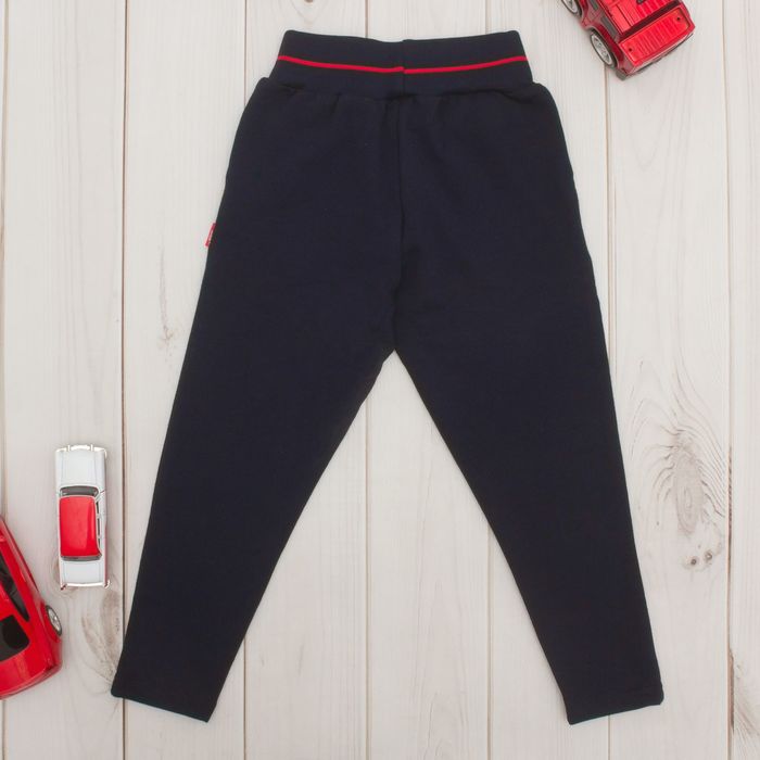 Брюки для мальчика "Формула", рост 98 см (52), цвет тёмно-синий