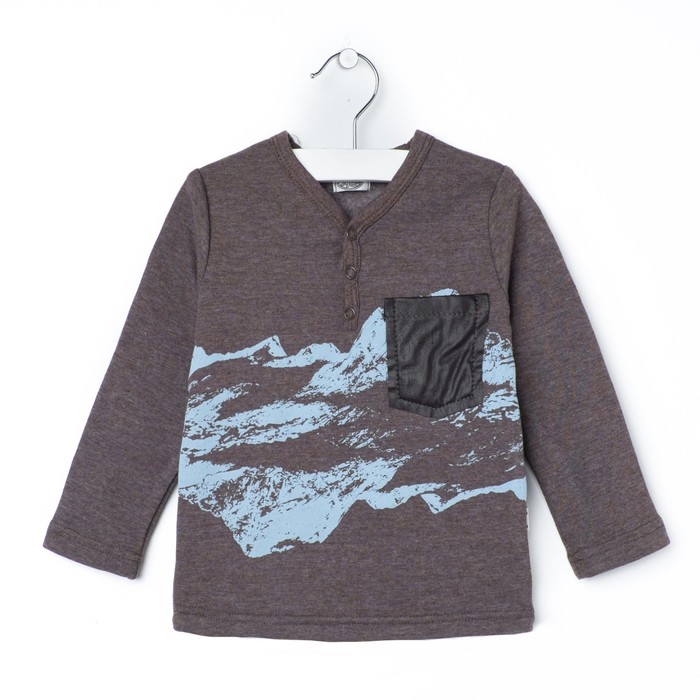 Джемпер для мальчика "Полярный круг", рост 104 см (54), цвет коричневый ПДД190200м