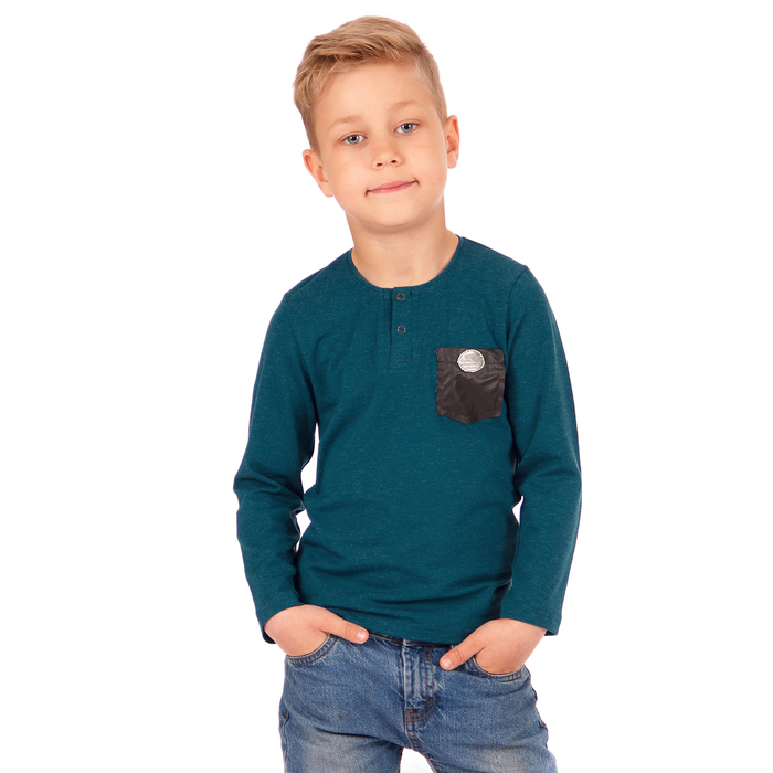 Джемпер для мальчика "Легенда", рост 128 см (64), цвет бирюзовый ПДД211910