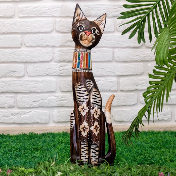 Сувенир "Кот в ошейнике" 60 см