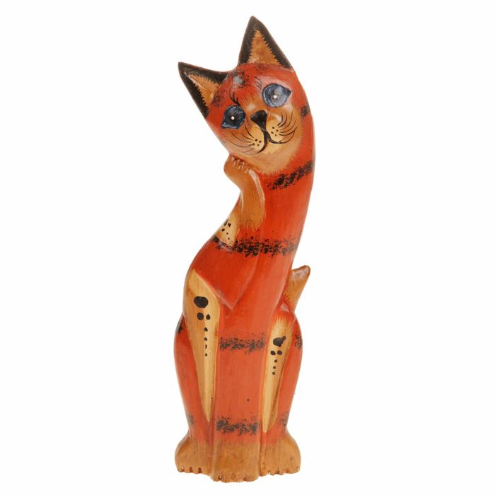 Сувенир "Кот лапка у мордочки" 40см.,