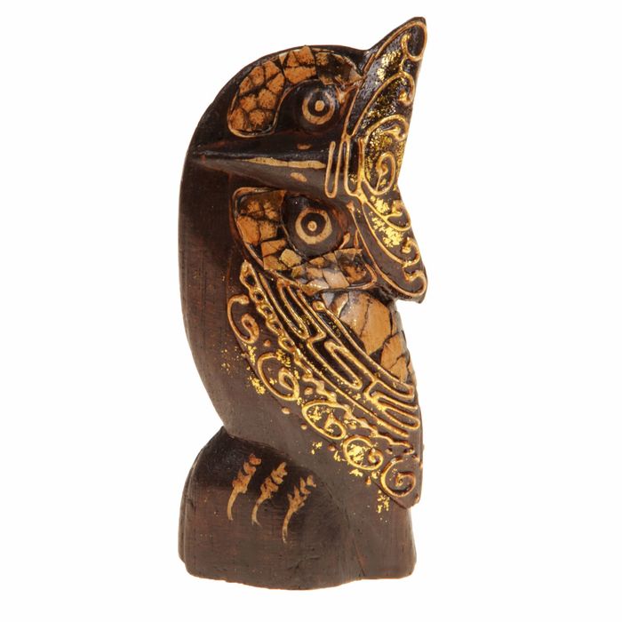 Сувенир "Сова голова на бок" 15 см