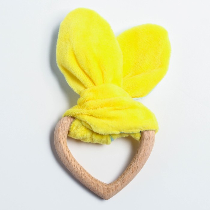 Развивающая игрушка-грызунок «Для маленьких джентльменов», форма сердце