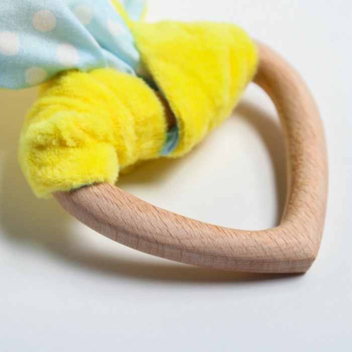 Развивающая игрушка-грызунок «Для маленьких джентльменов», форма сердце