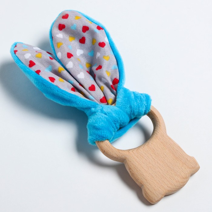 Развивающая игрушка-грызунок «Для маленьких джентльменов», форма мишка