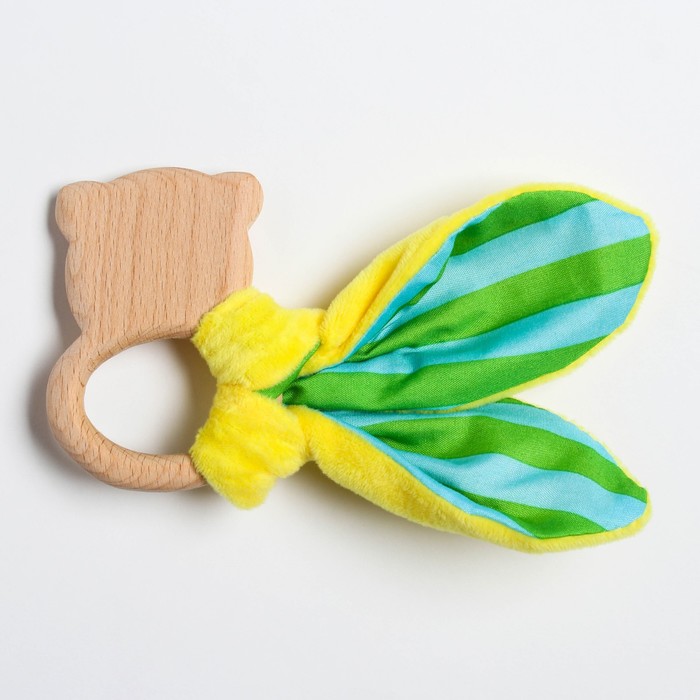 Развивающая игрушка-грызунок «Для малышей», форма мишка