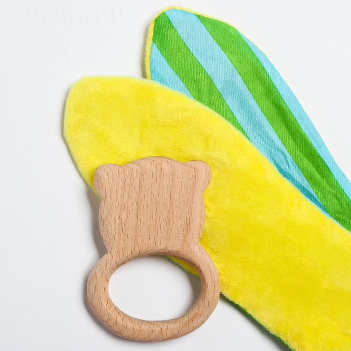 Развивающая игрушка-грызунок «Для малышей», форма мишка