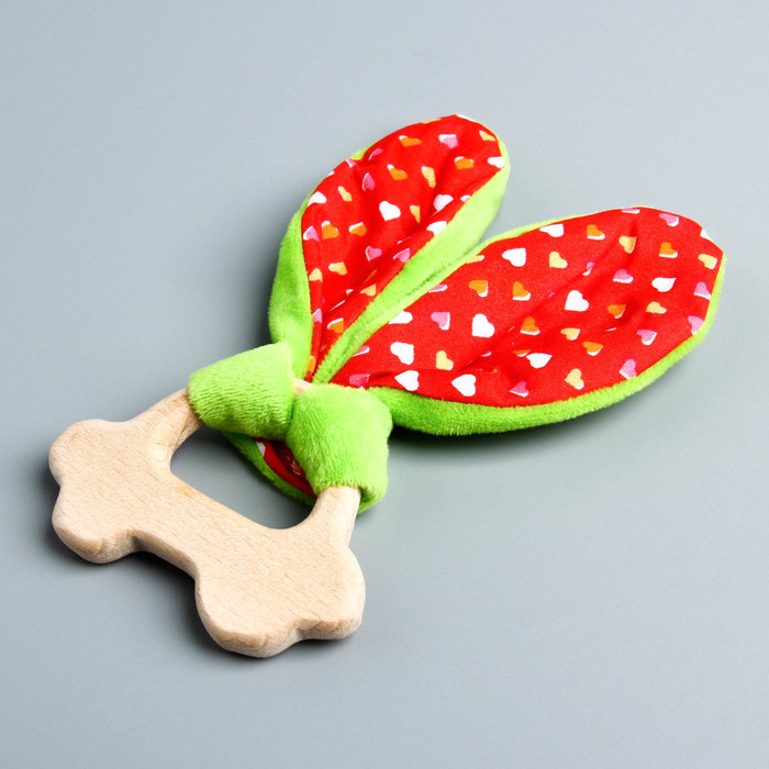 Развивающая игрушка-грызунок «Для маленьких джентльменов», форма машинка